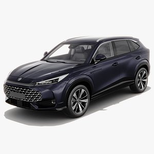 MG HS 2025 with interior 3D model