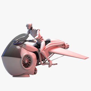 3D futuristic electric sci-fi