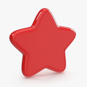 3D Star Icon model