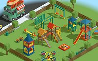 Voxel Kids Playground Games