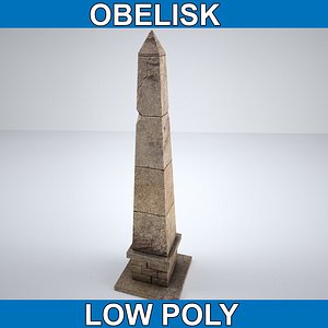 Obelisk Low Poly for Game