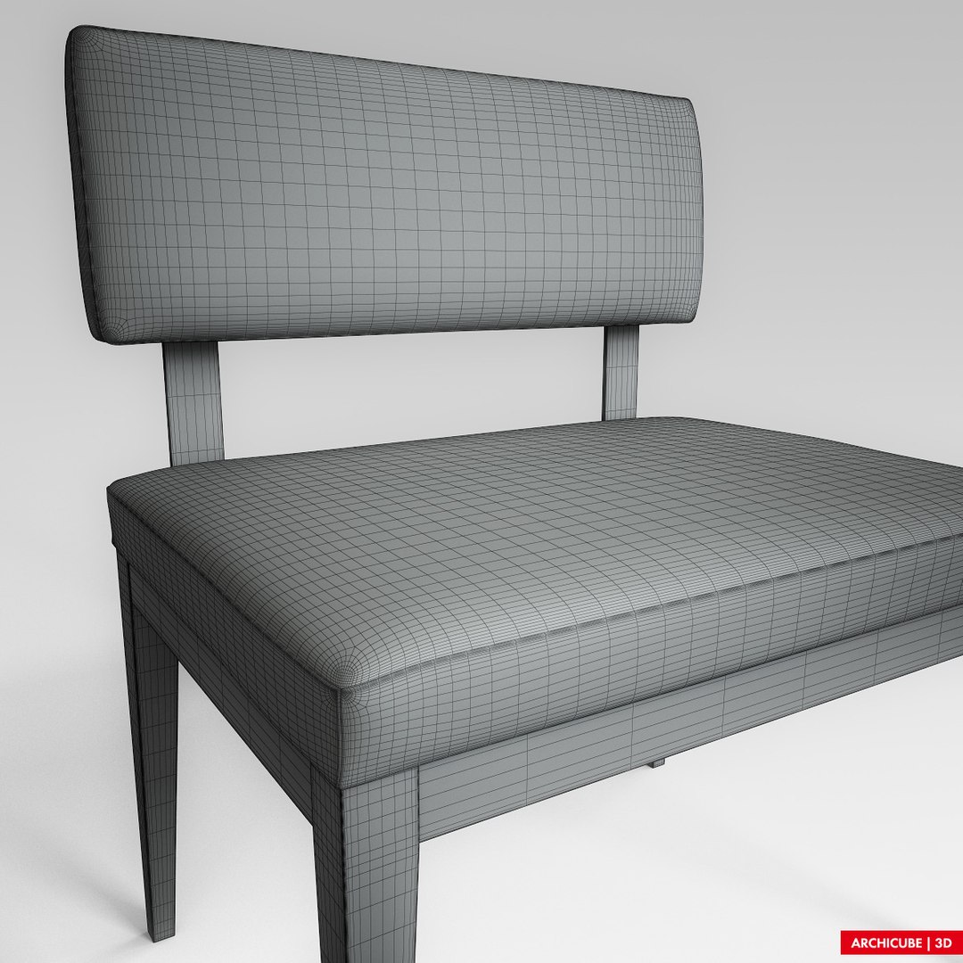 bench 3d fbx