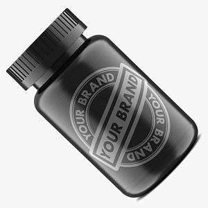 Pill Bottle Black