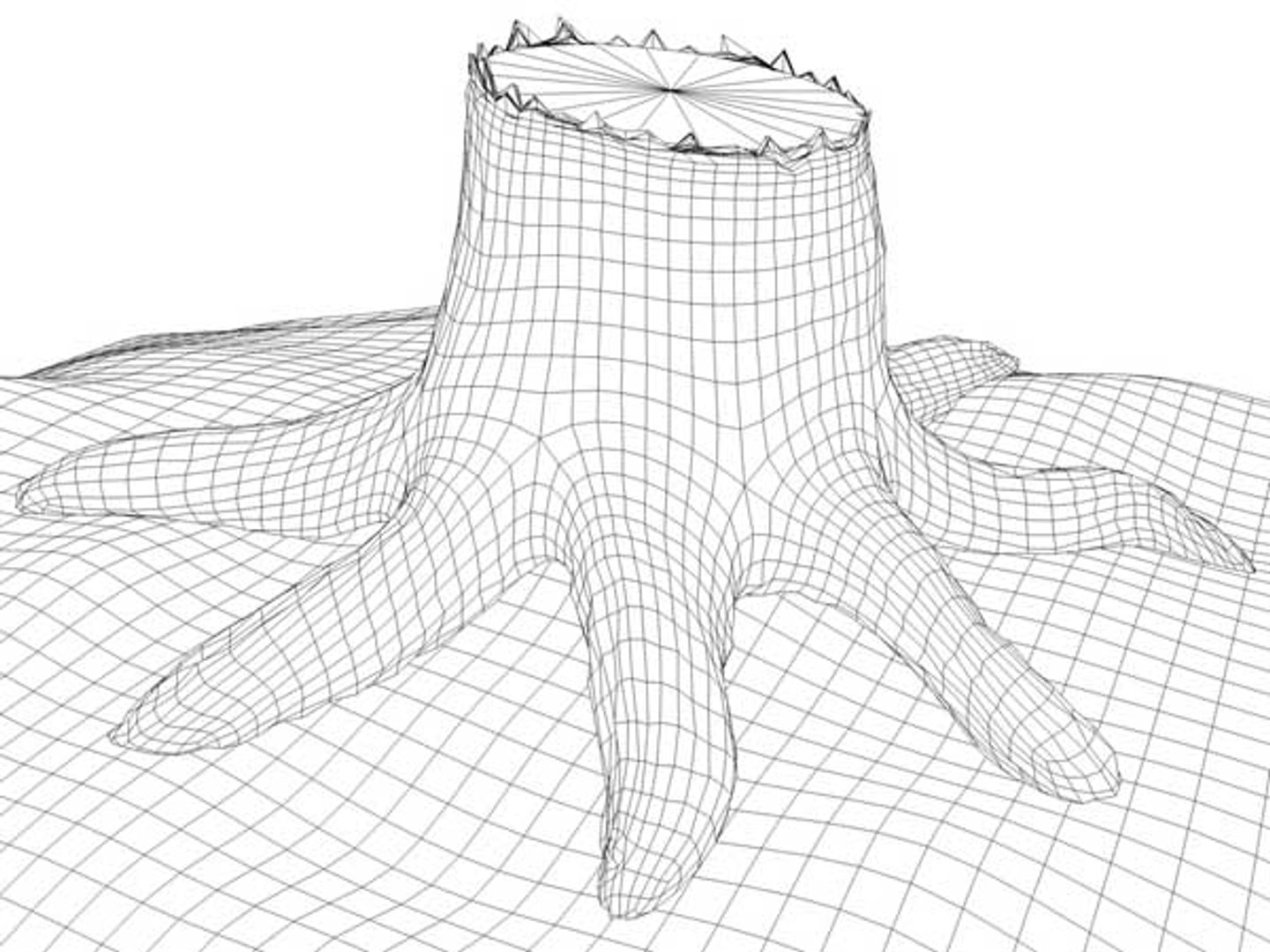 3d Model Tree Stump