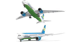 Boeing 787-8 passenger aircraft of Uzbekistan Airways
