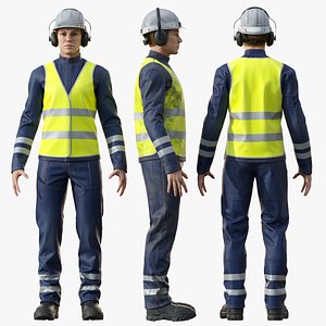 Road worker 2 3D