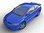 3d model honda civic si coupe