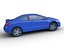 3d model honda civic si coupe