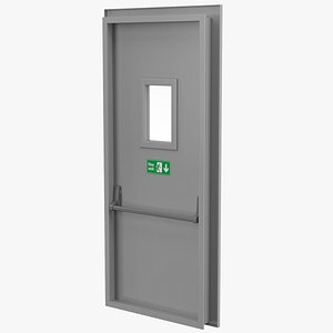3D Exit Door