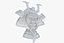 3D samurai helm