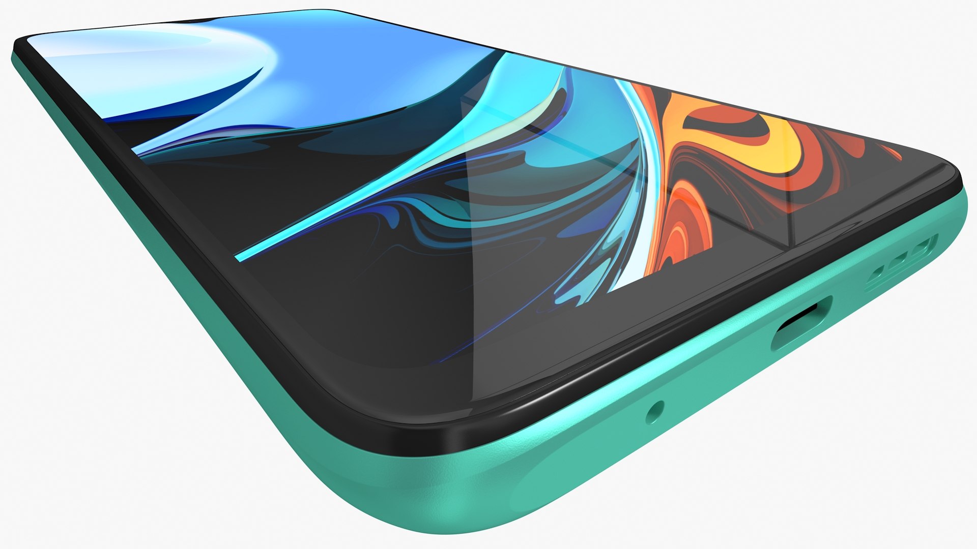 Xiaomi Redmi 9T Green Model - TurboSquid 1790162
