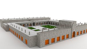 kervansaray caravanserai serai 3D model