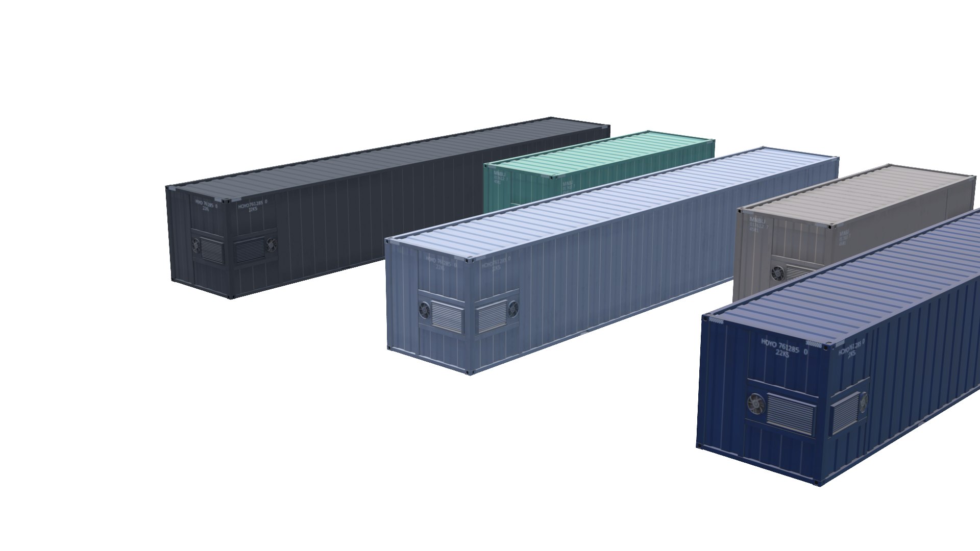 Containers 3D Model - TurboSquid 2375858