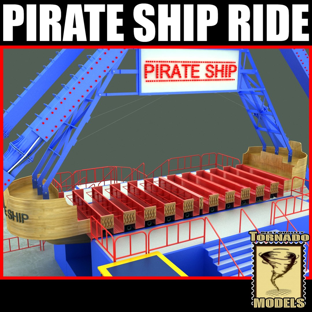 3d pirate ship ride