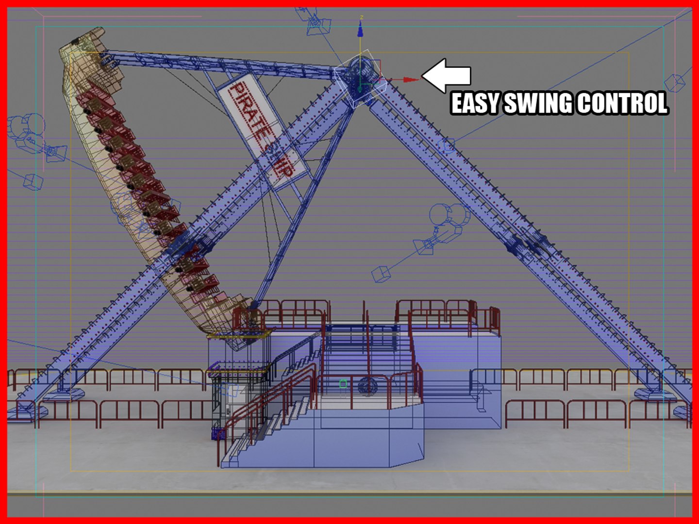 Pirate Ship Ride Diagram
