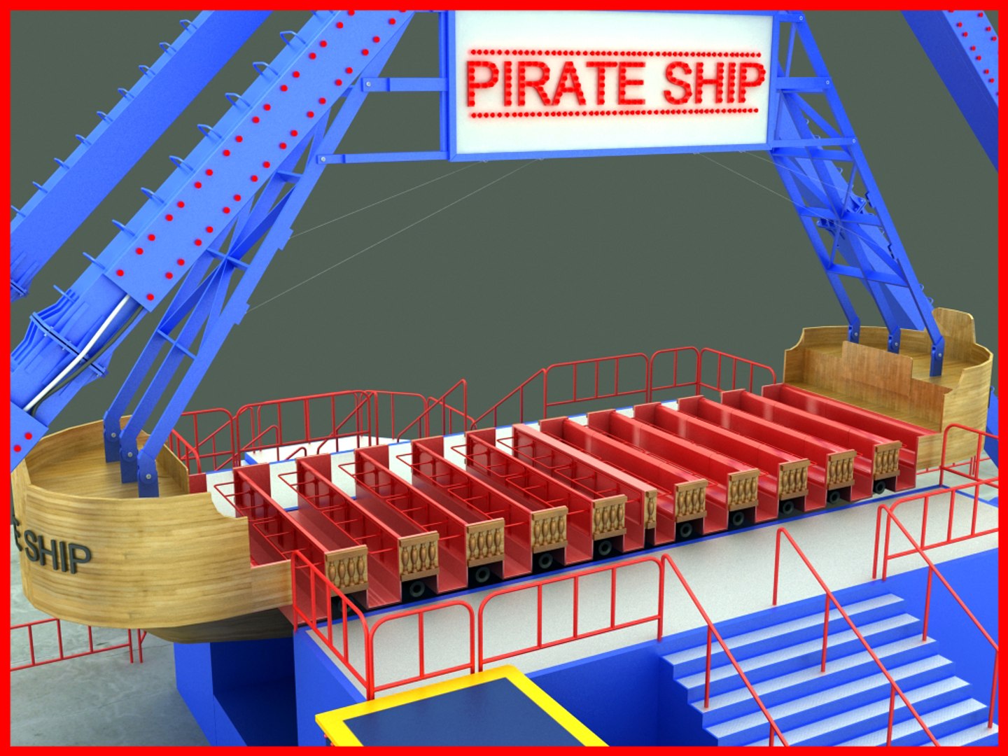 3d Pirate Ship Ride