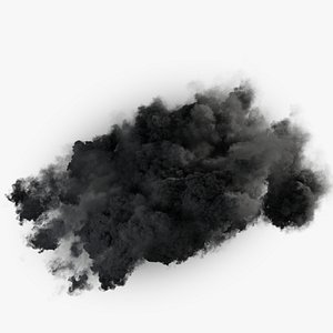 3D Large Scale Smoke Animation - VDB model