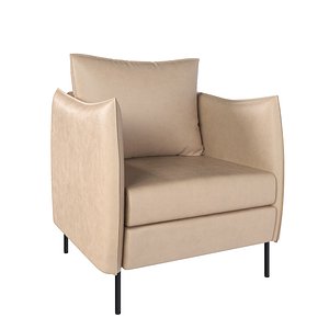 Armchair Leather 3D model