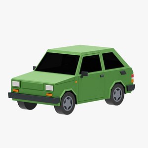 Stylized Micro Car 80s