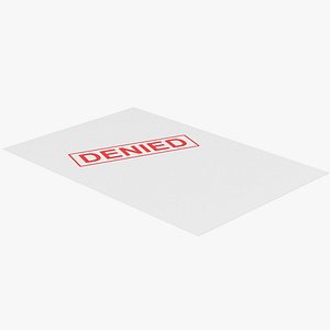 3D model Denied Document