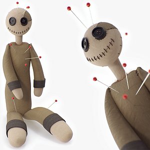 3D model voodoo doll
