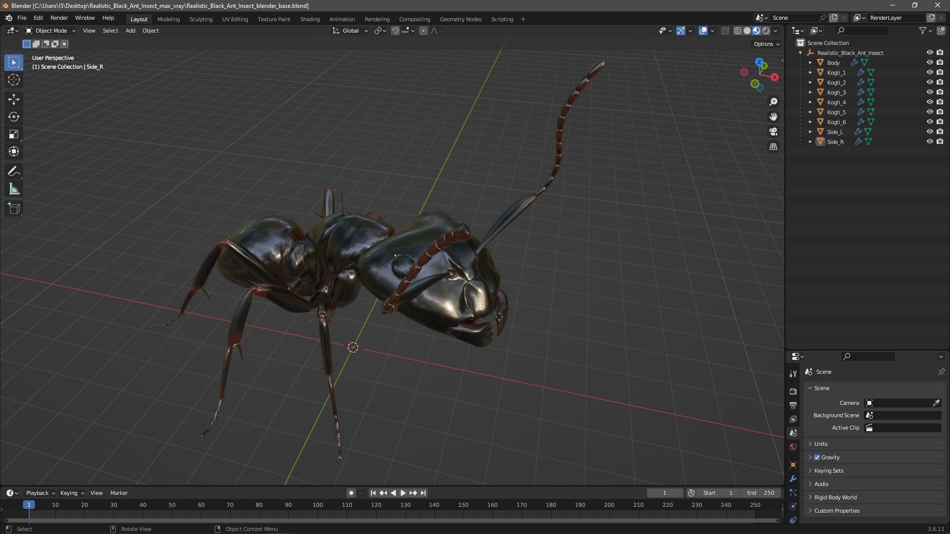 Realistic Black Ant Insect 3D model https://p.turbosquid.com/ts-thumb/1Z/vu0en3/D7/realistic_black_ant_insect_1001/jpg/1738881066/1920x1080/fit_q87/bfae0ca02db07b1b70cf1890a42fa9a1ffcd382e/realistic_black_ant_insect_1001.jpg