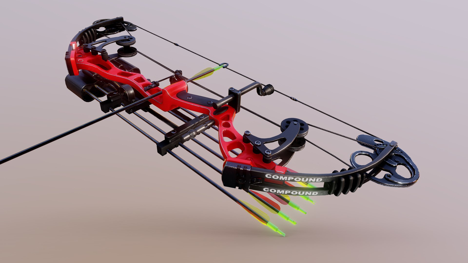 3D Model Compound Bow TurboSquid 1675307