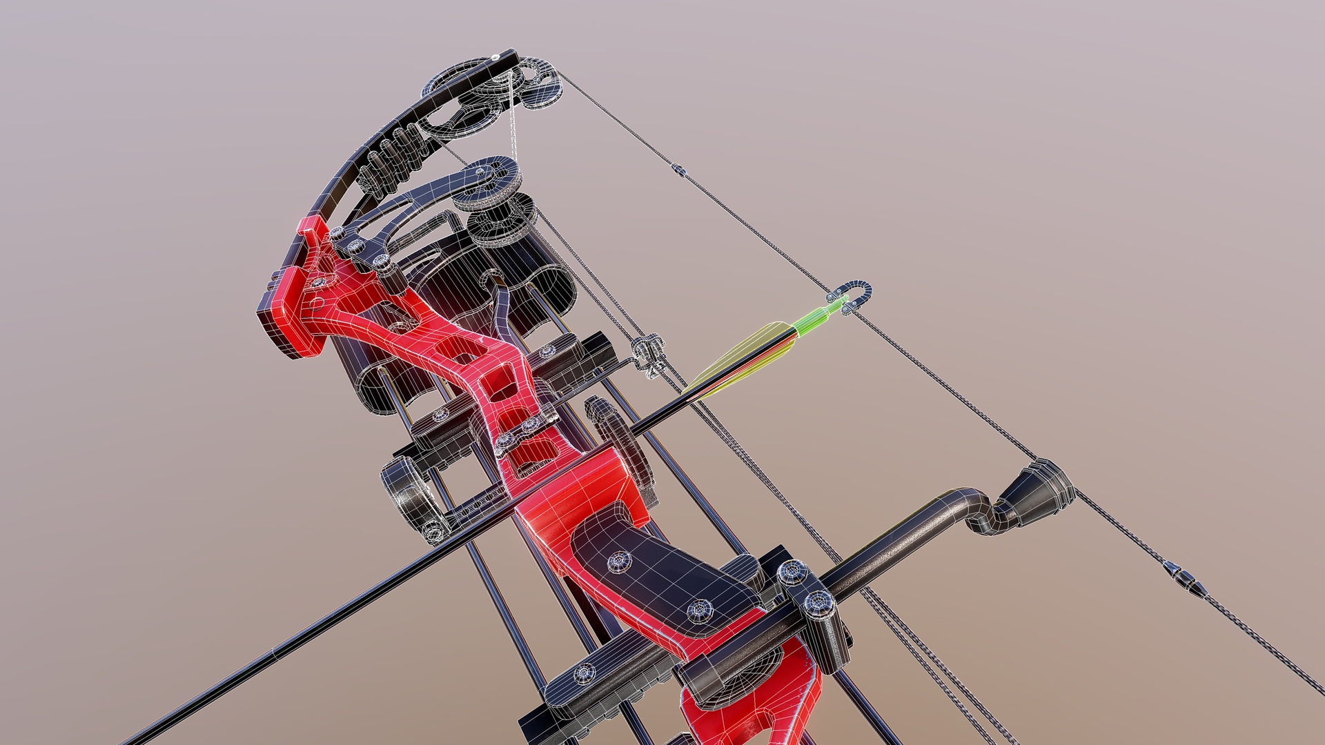 3D model compound bow TurboSquid 1675307