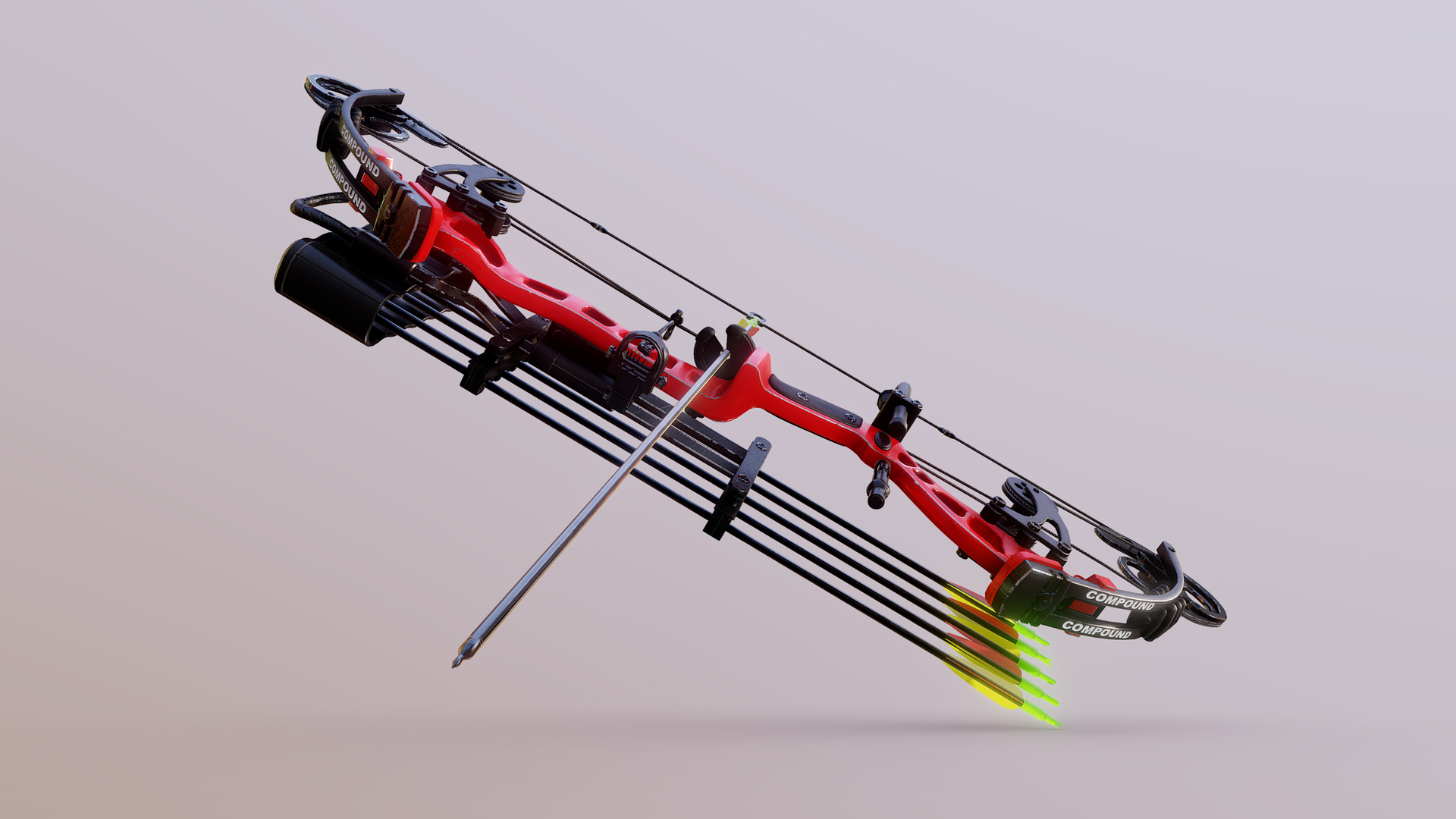 3D model compound bow TurboSquid 1675307