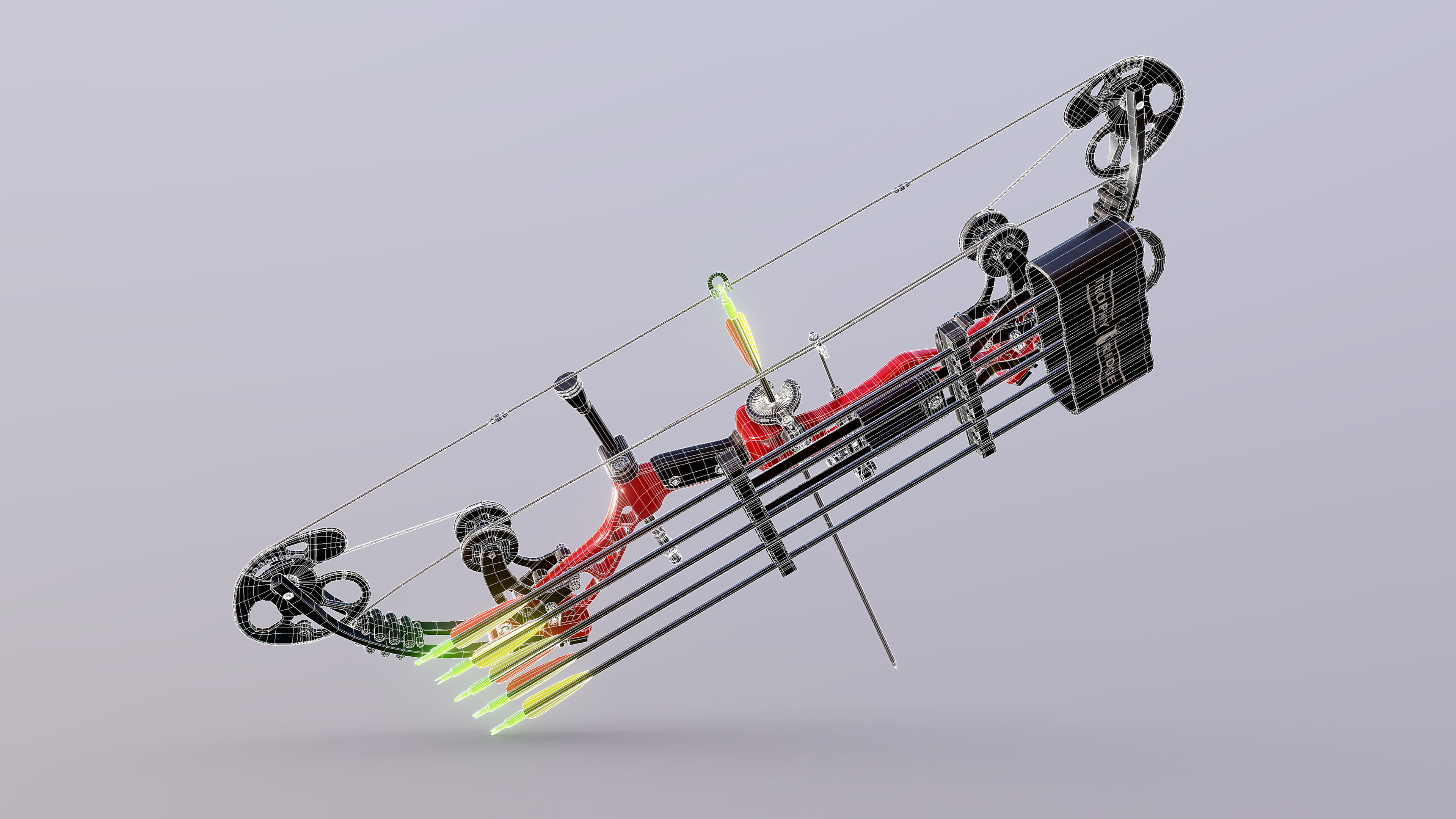 3D model compound bow TurboSquid 1675307