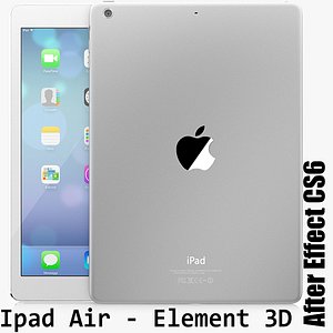 3d model element ipad air