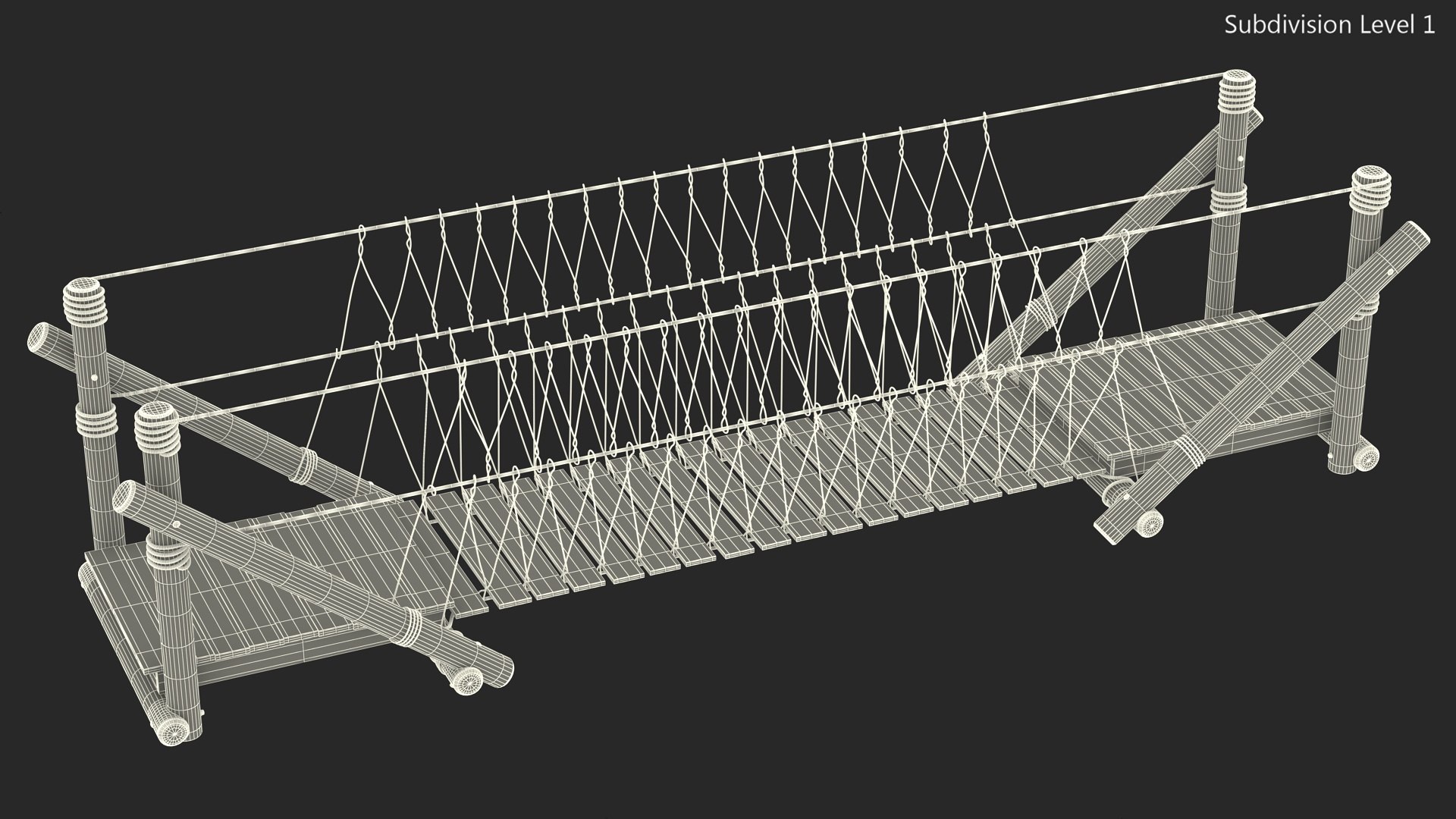 Rope Bridge Kit 3D https://p.turbosquid.com/ts-thumb/1a/4C6cg8/6i/ropebridgekitvray3dmodel021/jpg/1687230003/1920x1080/fit_q87/7881b063dff746312feddd27bafa60702982e209/ropebridgekitvray3dmodel021.jpg