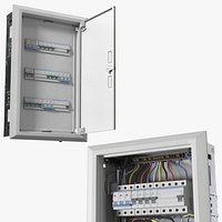 Wall Recessed Power Distribution Board