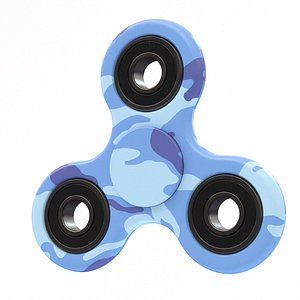 Blue camo spinner