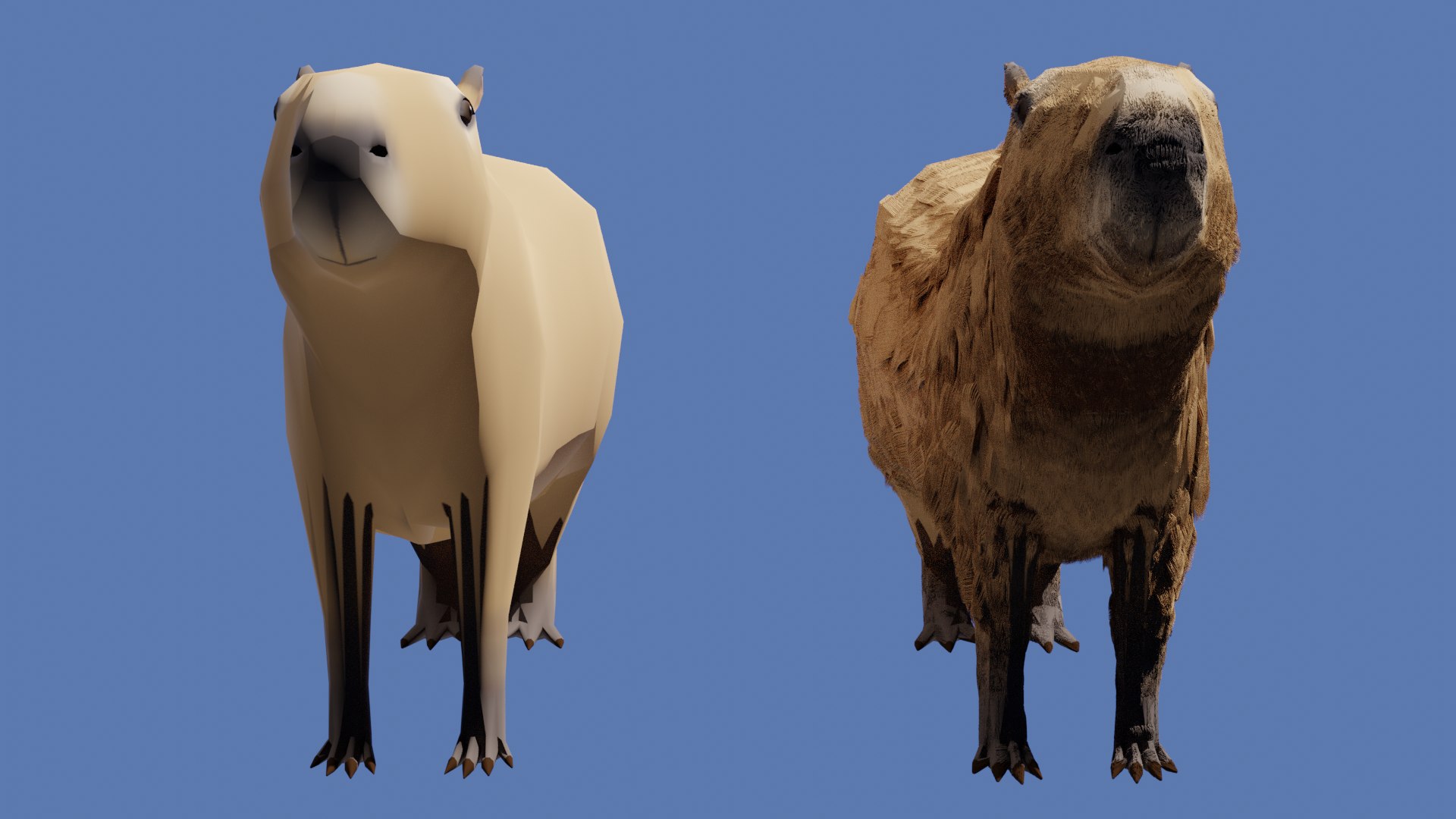 Capybara 3D Model - TurboSquid 2152907