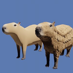 Capybara - Download Free 3D model by Rectus (@rectus) [445b5a9]