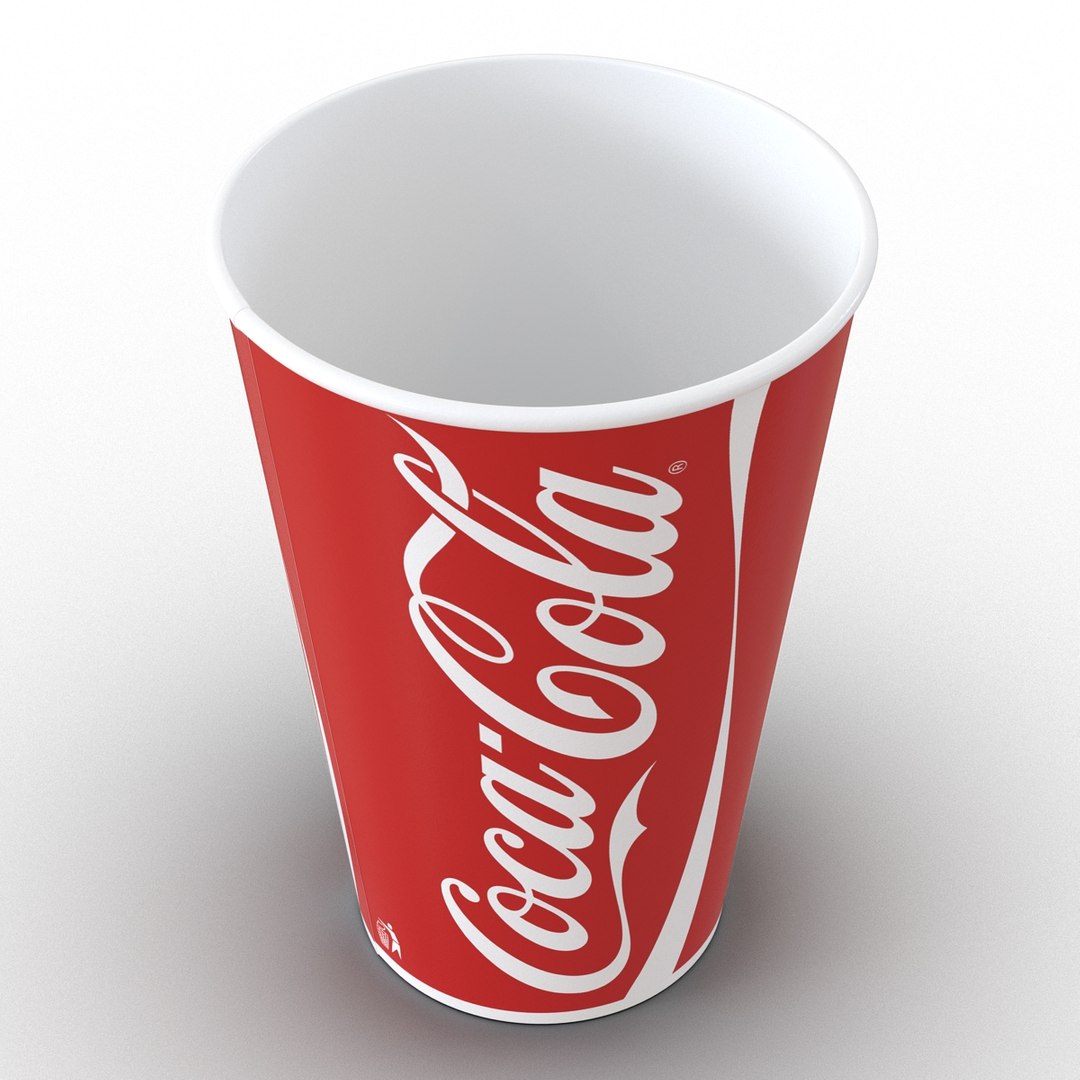3d Drink Cup Coca Cola