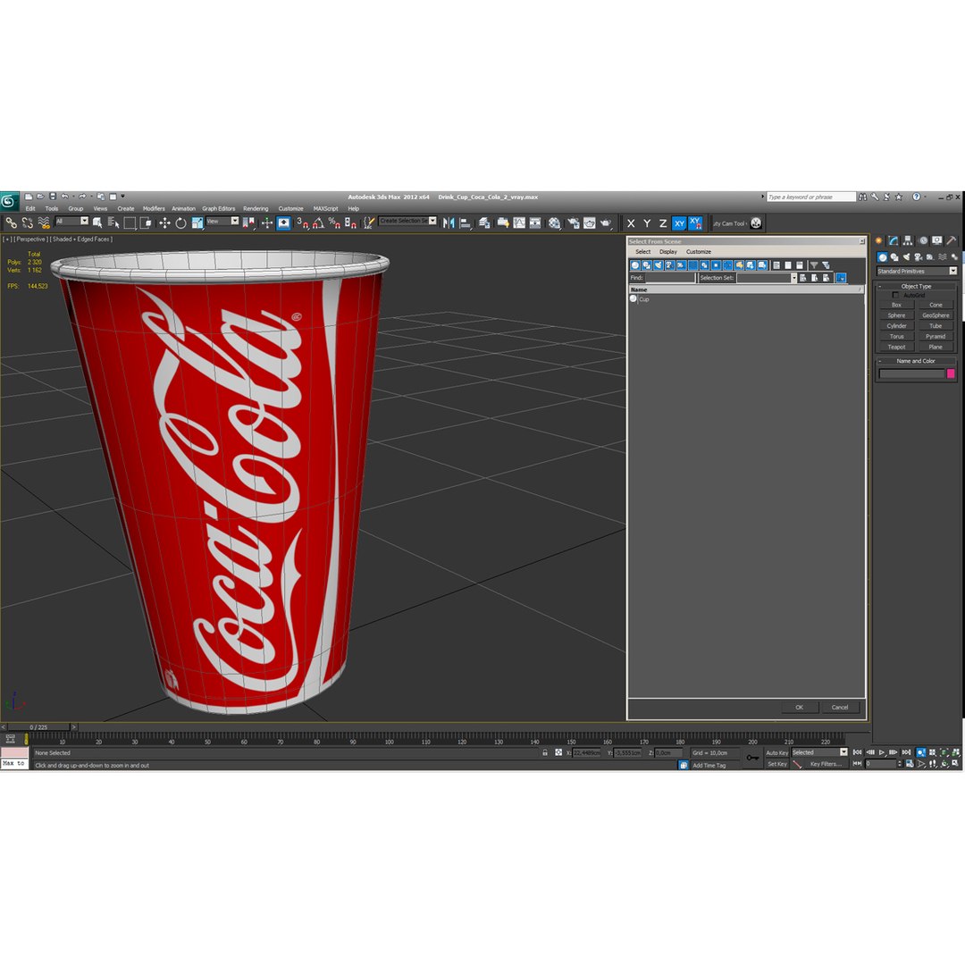 3d Drink Cup Coca Cola