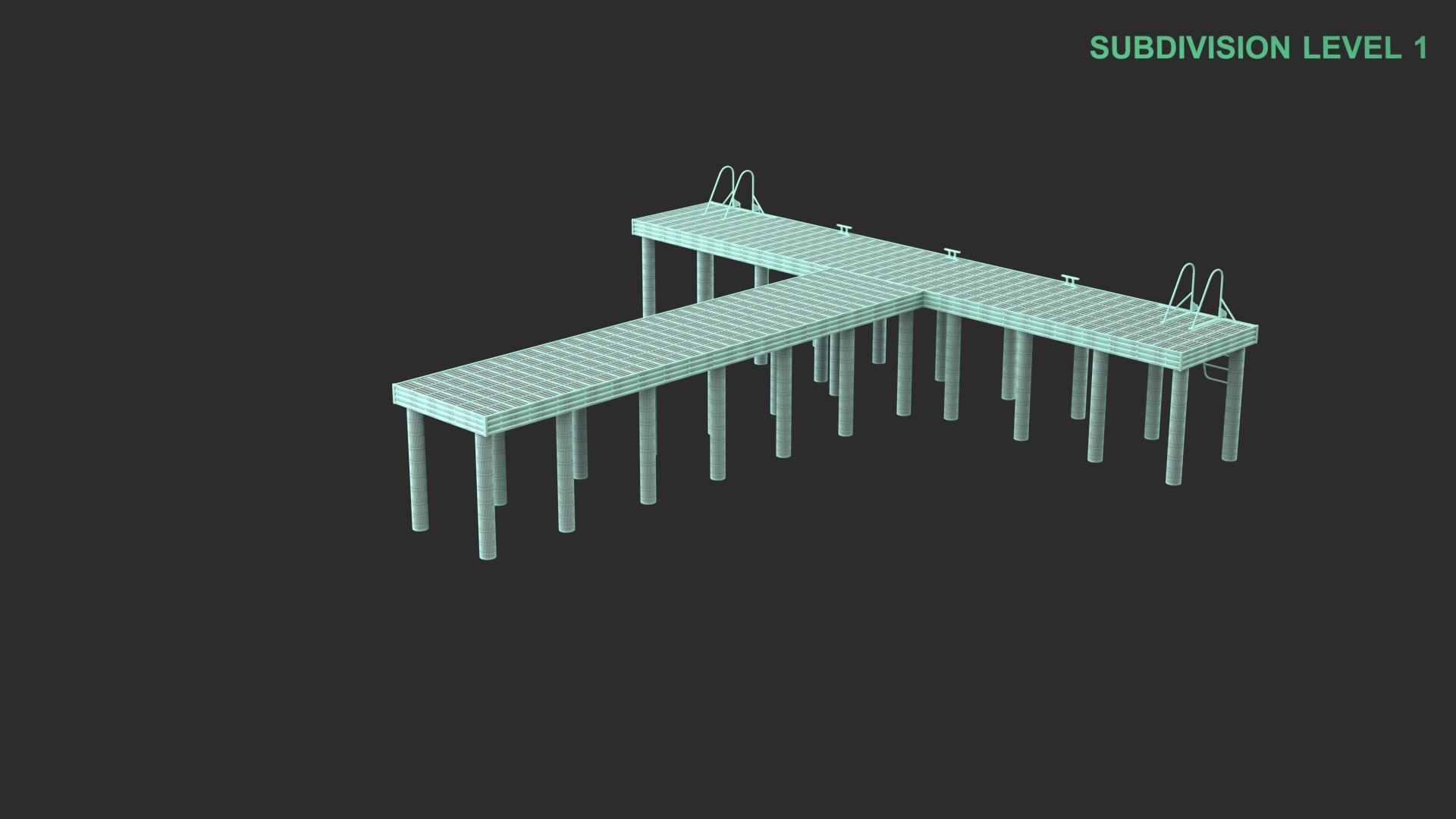 Pier Model - TurboSquid 2355240