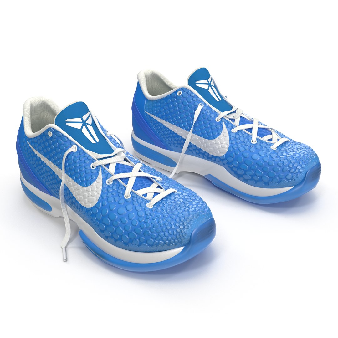 Sneakers Nike Zoom Blue 3D Model 3D model preview