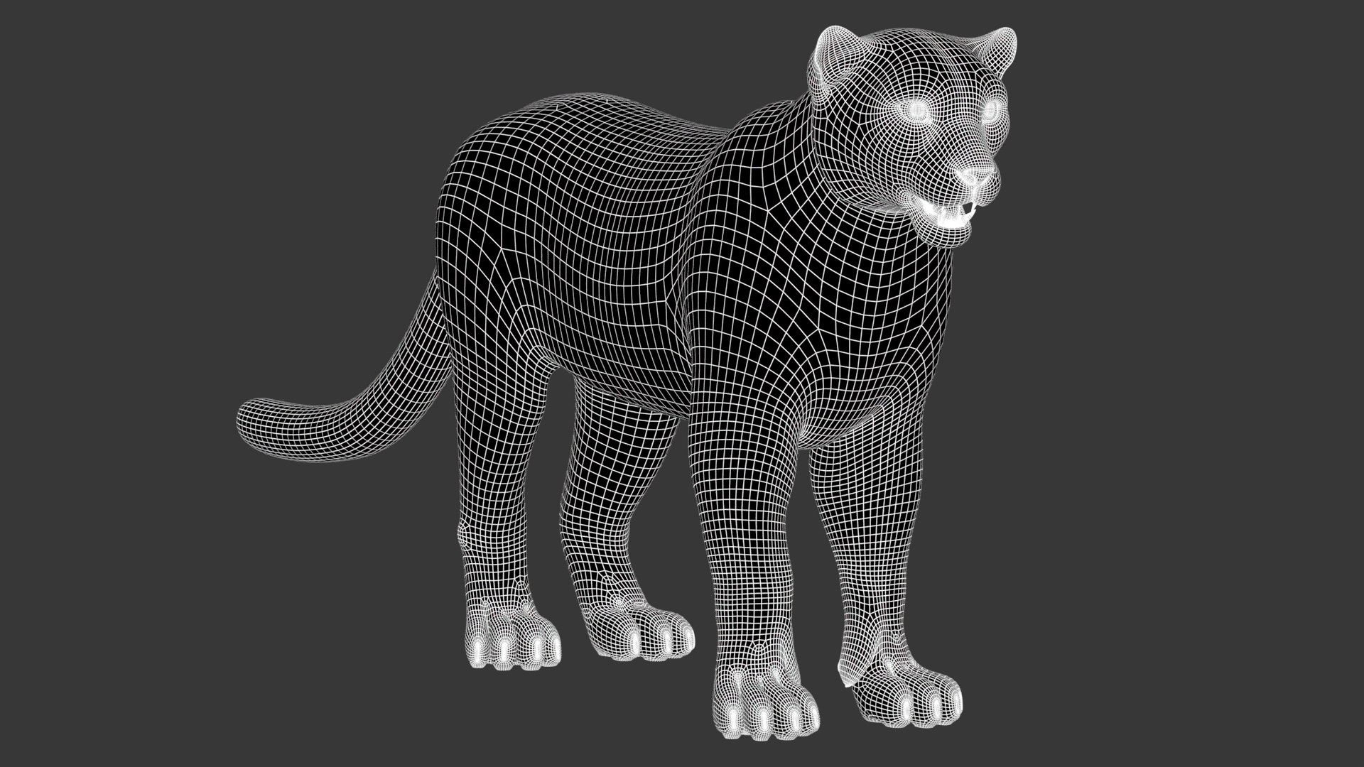 3D Snow Leopard 3D Model With Fur - TurboSquid 2485819