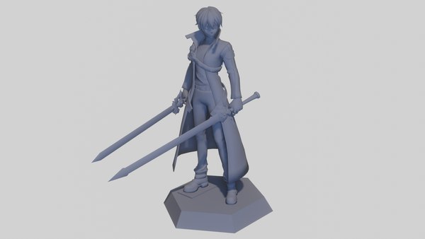 3D Kirito 3D printing model