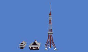 3D Japan Building Pack