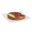 Pretzel en plato blanco