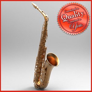 saxophone saxo obj