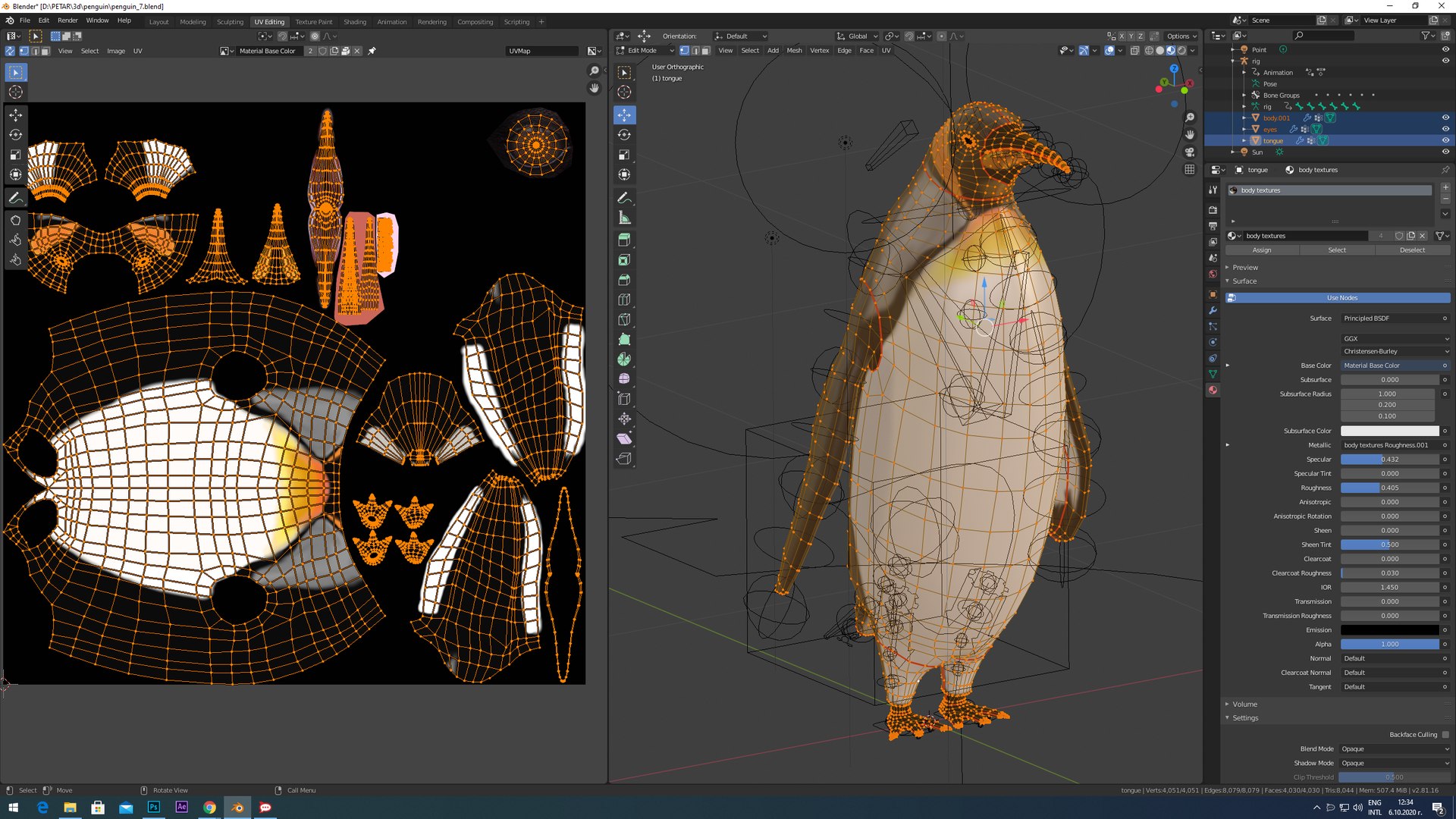 Bird rigged 3D model - TurboSquid 1631055