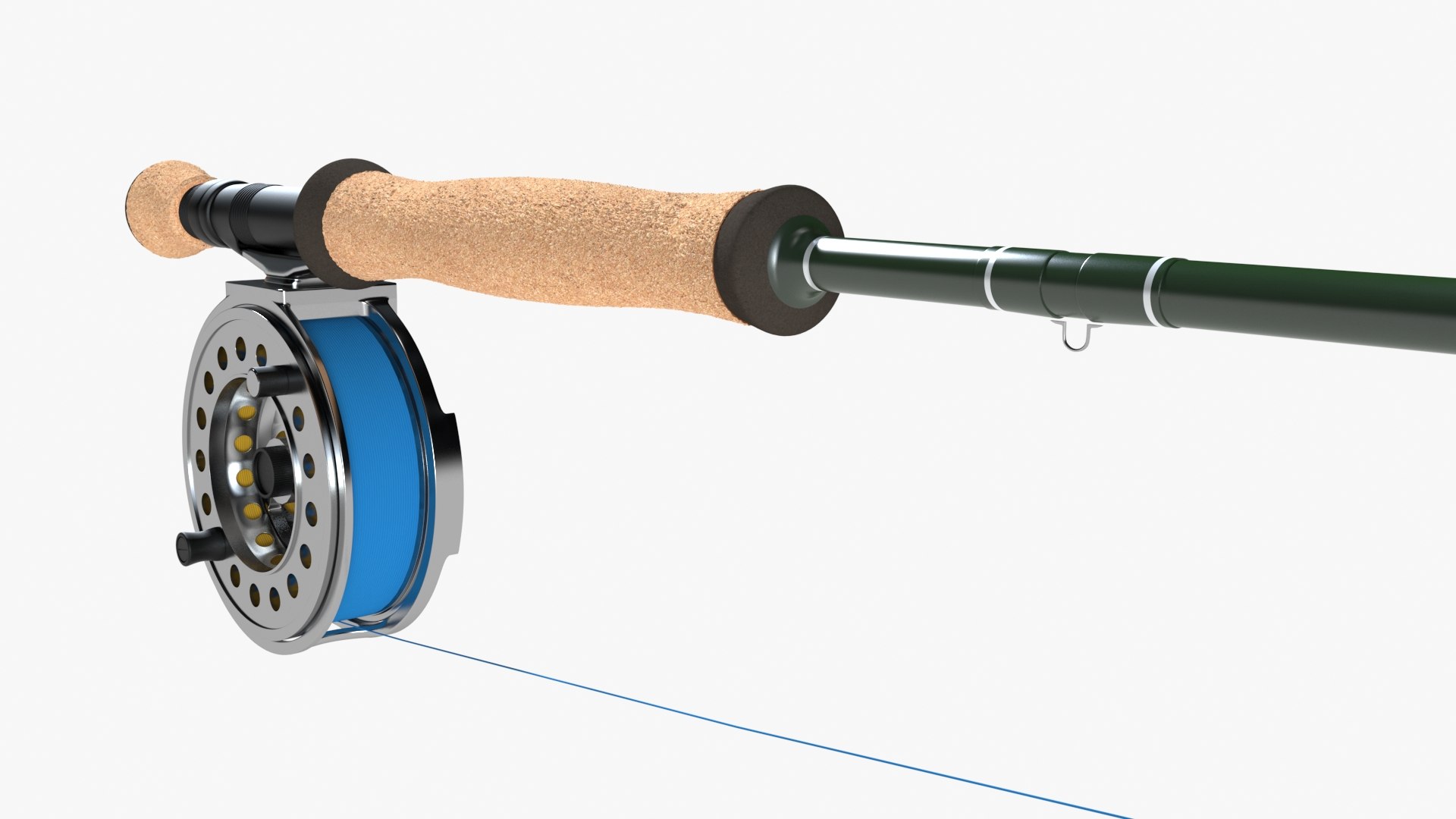 Fly Rod And Reel Model - TurboSquid 1784423
