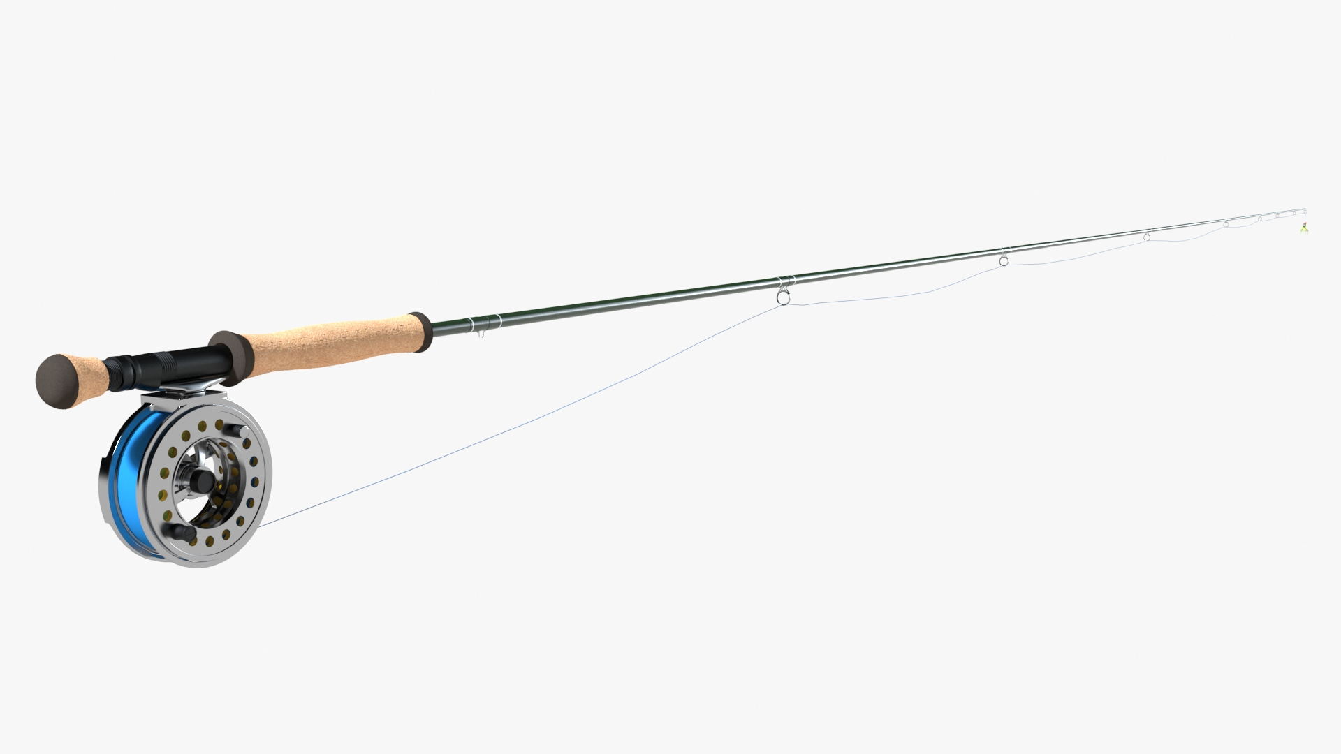 Fly Rod And Reel Model - TurboSquid 1784423