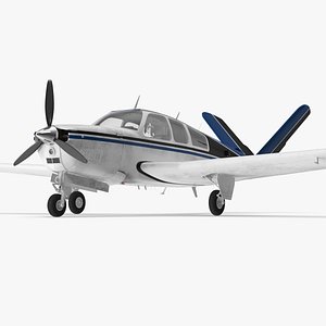 Light Aircraft Beechcraft Bonanza S35 model