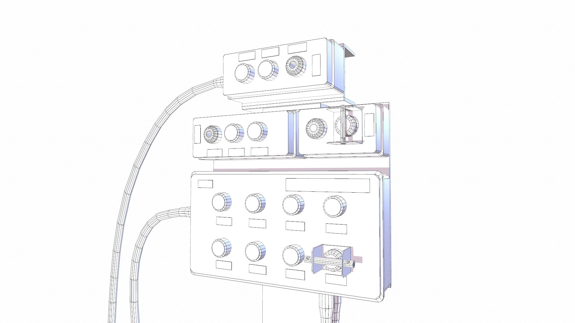 3D Control Panel Model - TurboSquid 2345603